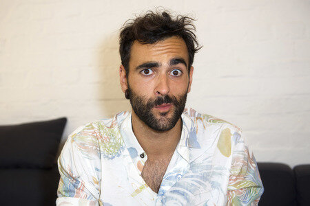 Pressetermin mit Marco Mengoni in Berlin