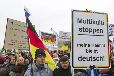 Pegida Demonstration, Dresden