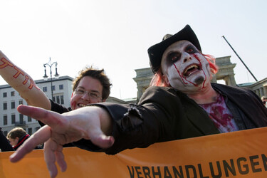 Zombie-Walk der Piratenpartei, Berlin
