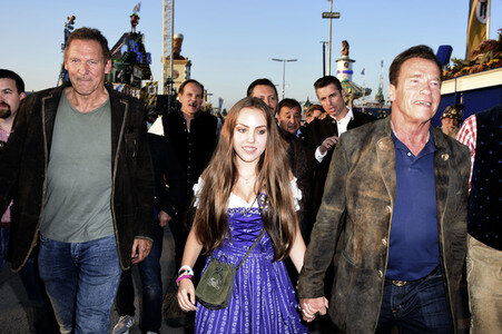 Arnold Schwarzenegger auf dem Oktoberfest 2017 in München