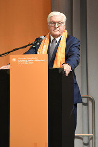 Steinmeier auf dem 36. Deutschen Evangelischen Kirchentag in Berlin