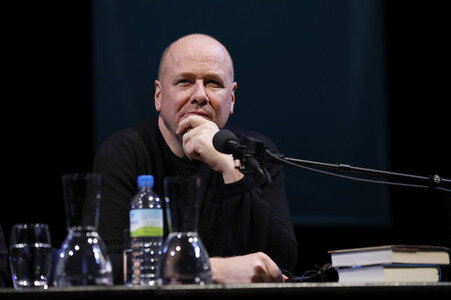 Arnaldur Indridason auf der lit.Cologne 2017 in Köln