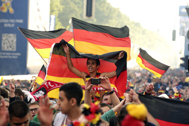 WM-Fanmeile beim Spiel Deutschland gegen USA, Berlin