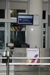 Flughafen Düsseldorf nach Flugzeugunglück