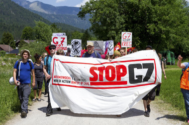 G7 Gipfel auf Schloss Elmau in Bayern