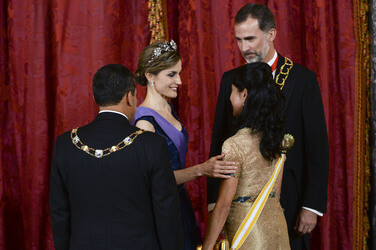 Gala Dinner zu Ehren des peruanischen Präsidenten Humala in Madrid