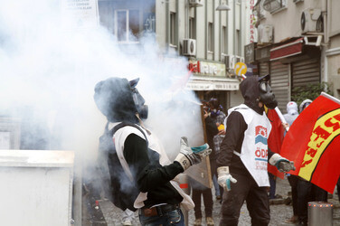 Maidemonstration in Istanbul