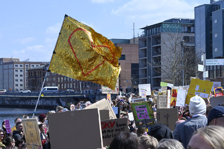 Großdemonstration von Psychotherapeuten gegen geplante Honorarkürzungen in Berlin