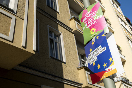 Bundestagswahlkampf-Plakate in Berlin
