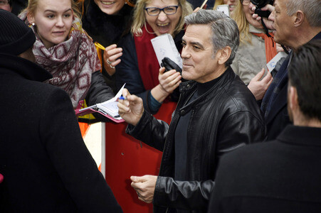 Ankunft zur 'Hail, Caesar!' Pressekonferenz, Berlinale 2016