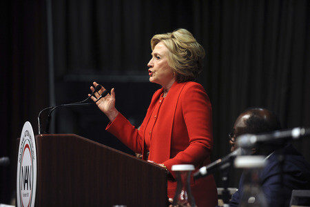 Hillary Clinton spricht auf der NAN Convention in New York