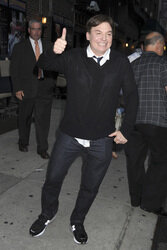 Mike Myers Visits 'Late Show With David Letterman', New York