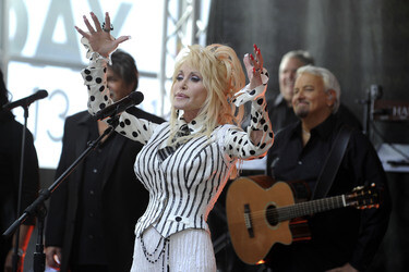 Dolly Parton bei der NBC-Show 'Today', New York