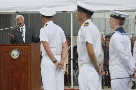 Royal Navy Flugzeugträger HMS Prince of Wales in Tokio