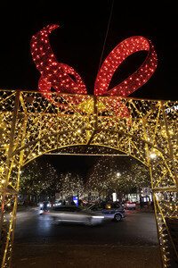 Weihnachtsbeleuchtung am Kudamm 2025 in Berlin