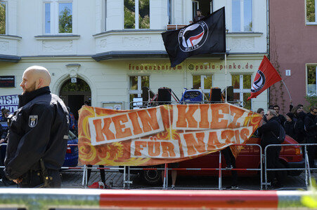 Protest gegen AfD Sommerfest in Berlin