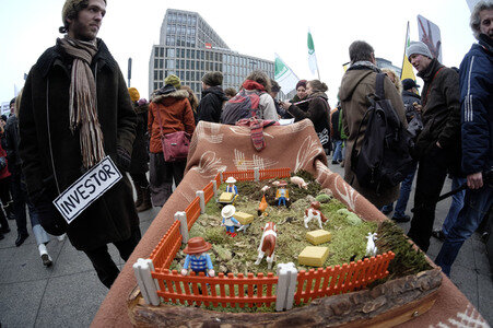 Demonstration 'Wir haben es Satt!' in Berlin