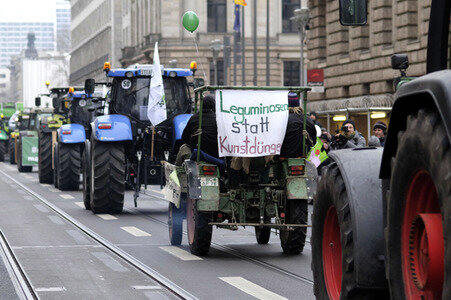 Demonstration 'Wir haben es Satt!' in Berlin