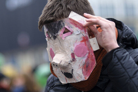 Demonstration 'Wir haben es Satt!' in Berlin