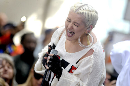 Konzert von Christina Aguilera in New York