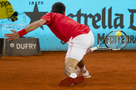 Tennis Match Novak Djokovic vs Kei Nishikori in Madrid
