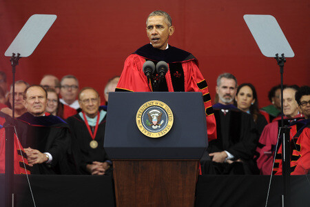 Barack Obama erhält Ehrendoktorwürde in New Brunswick