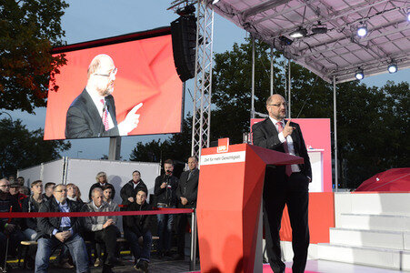 Wahlkampfveranstaltung mit Martin Schulz in Köln