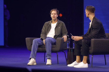 Sebastian Vettel auf der IAA Mobility 2025 in München