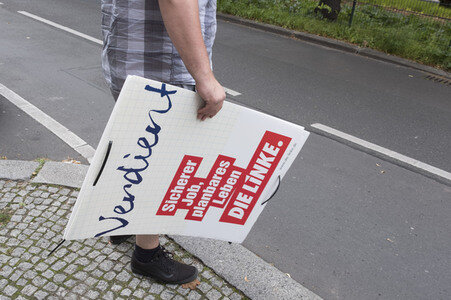 Bundestagswahlkampf-Plakate in Berlin