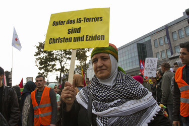 'Berlin ist Kobane' Demonstration, Berlin