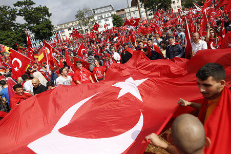 Erdogan-Demo in Köln