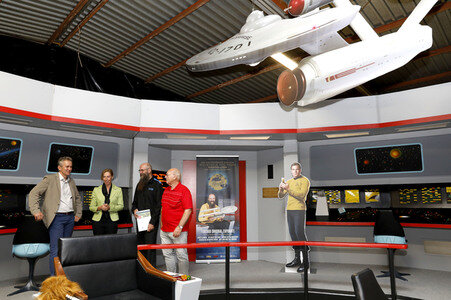 Übergabe von EU-Fördergeldern für Star Trek Museum in Bad Münder