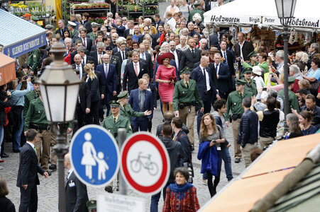 König Willem-Alexander und Königin Maxima der Niederlande in München