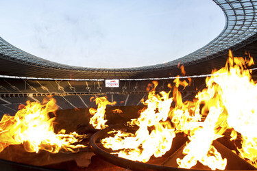 Entzündung des Olympischen Feuers, Berlin