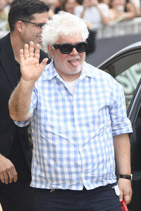 Ankunft von Pedro Almodóvar auf dem San Sebastian International Film Festival 2025