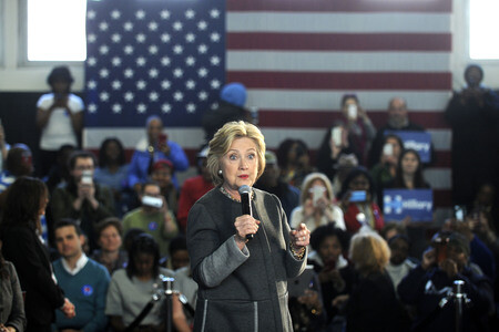 Wahlkampfrede von Hillary Clinton in New York