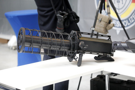 Indienststellung der Drohnenabwehreinheit der Bundespolizei in Ahrensfelde