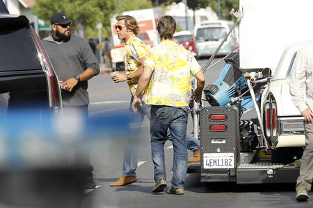 Dreharbeiten zu 'Once Upon a Time in Hollywood' in Burbank