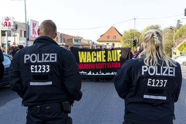 Neonazi Demo, Berlin