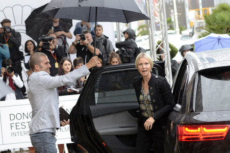 Ankunft auf dem San Sebastian Film Festival 2016