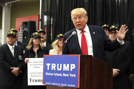 Rede von Donald Trump in New York