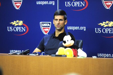 US Open 2015 Pressekonferenz in New York