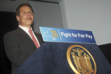 'Fight for Fair Pay' Kampagne in New York