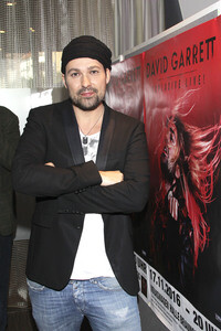 Pressekonferenz mit David Garrett in Hamburg
