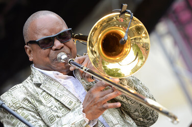 Jazzfestival an Himmelfahrt auf dem Trammplatz in Hannover
