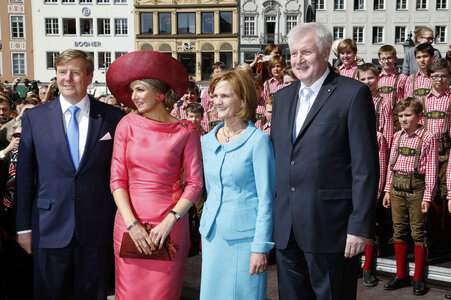 König Willem-Alexander und Königin Maxima der Niederlande in München