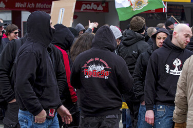 Pegida Demonstration, Wuppertal