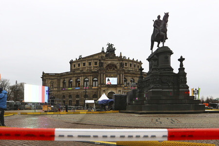Vorbereitung zum SemperOpernball 2016 in Dresden