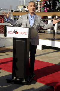 George Takei is inducted into the Ride of Fame in New York