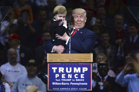 Donald Trump Wahlkampfveranstaltung in Wilkes-Barre